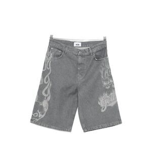 Gcds Grey Shorts Men